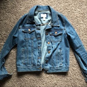 F21 Cropped Jean Jacket